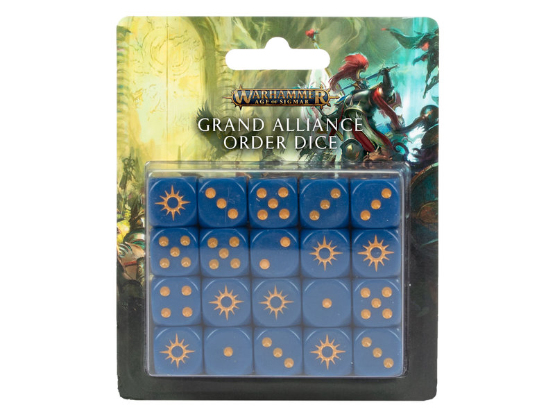 Games Workshop Age Of Sigmar - Grand Alliance Order Dice Set