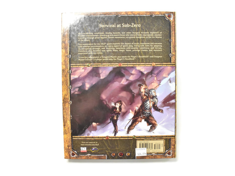 Wizards of the Coast DUNGEONS & DRAGONS Frostburn Book
