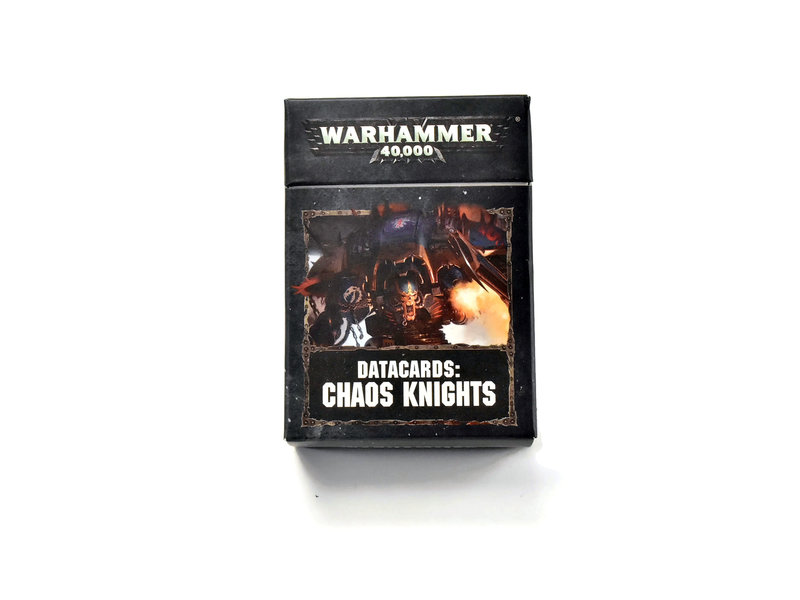 Games Workshop CHAOS KNIGHTS Datacards Warhammer 40k