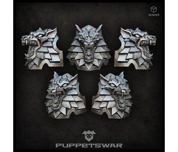 Puppetswar Wolf Shoulder Pads (S258)