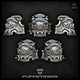 Puppetswar Planet Devourer Shoulder Pads (S264)