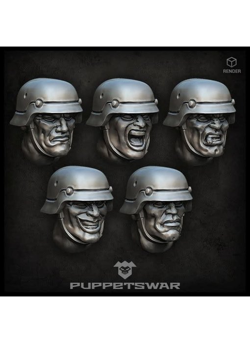 Puppetswar Sturmpioniere heads (S308)