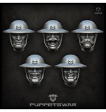 Puppetswar Puppetswar Trench Troopers heads (S310)