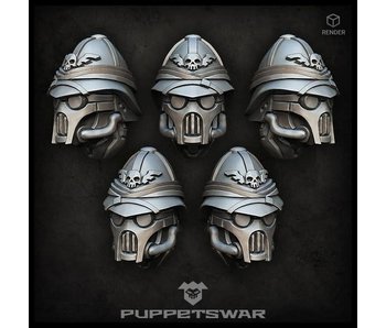 Puppetswar Masked Colonial Troopers Heads (S347)
