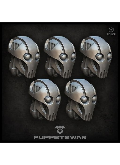 Puppetswar Cyber Droid Heads (S351)
