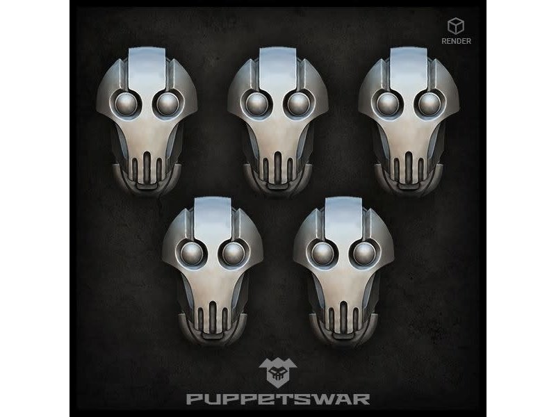Puppetswar Puppetswar Cyber Droid Heads (S351)