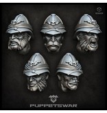 Puppetswar Puppetswar Colonial Troopers Heads (S346)