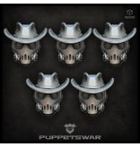 Puppetswar Puppetswar Cyber Gunslinger Heads (S374)