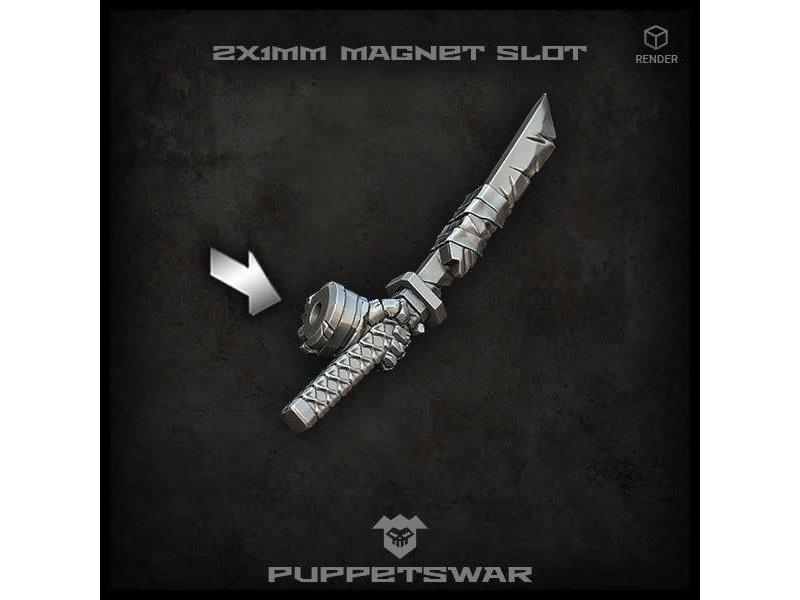 Puppetswar Puppetswar Orc Katanas (left) (S395)