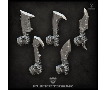 Puppetswar Orc Blades (left) (S397)