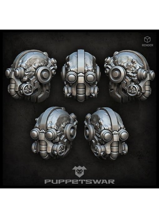 Puppetswar Tech Warrior heads (S407)