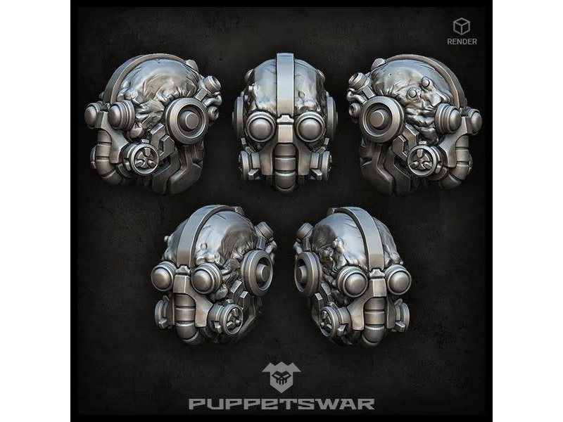 Puppetswar Puppetswar Tech Warrior heads (S407)