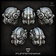 Puppetswar Tech Warrior heads (S407)