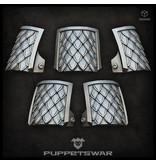 Puppetswar Puppetswar Bushi Scales shoulder pads (S421)