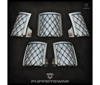 Puppetswar Bushi Scales shoulder pads (S421)