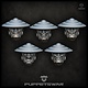 Puppetswar Ashigaru heads (S219)