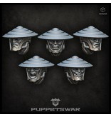 Puppetswar Puppetswar Ashigaru heads (S219)