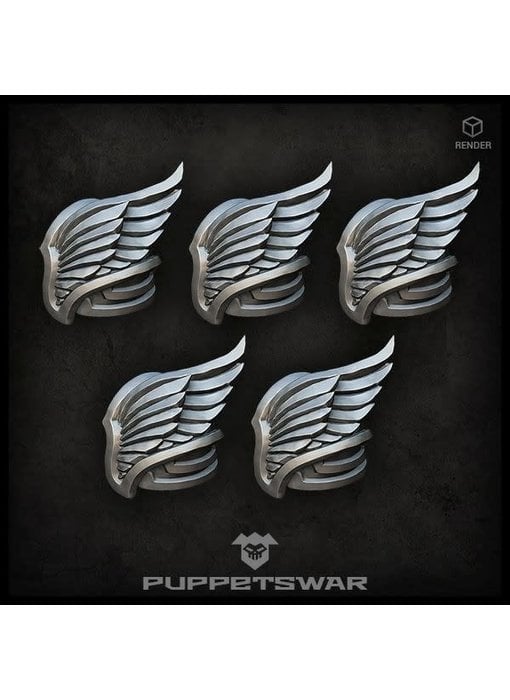 Puppetswar H.I. Wing Shoulder Pads (left) (S249)