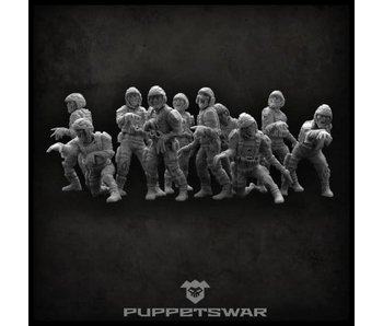 Puppetswar Zombie Troopers (X012)