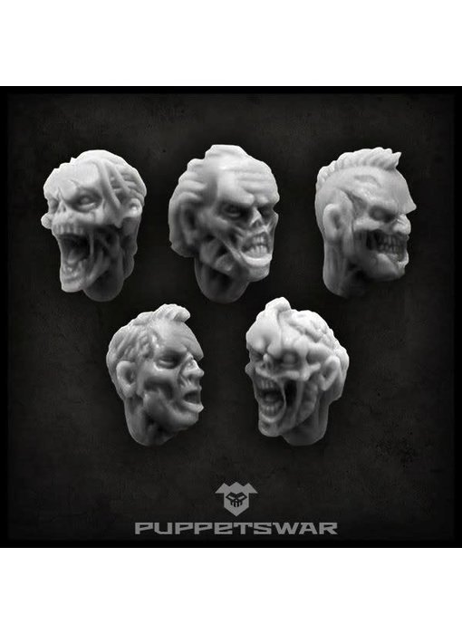 Puppetswar Zombie heads (S088)