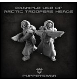 Puppetswar Puppetswar Arctic troopers heads (S090)