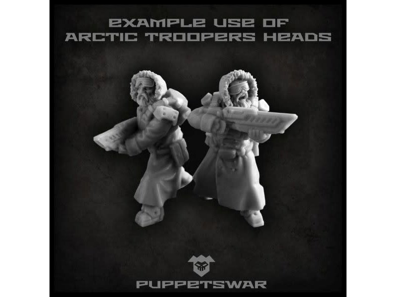 Puppetswar Puppetswar Arctic troopers heads (S090)