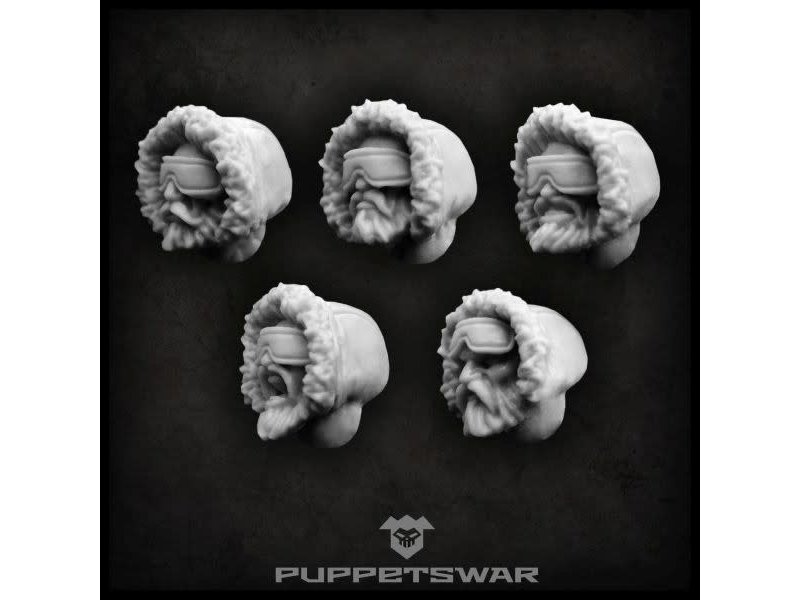 Puppetswar Puppetswar Arctic troopers heads (S090)