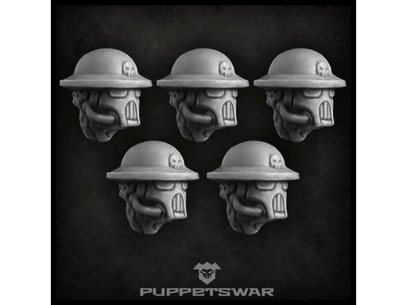 Puppetswar Puppetswar Masked Trench Troopers heads (S093)