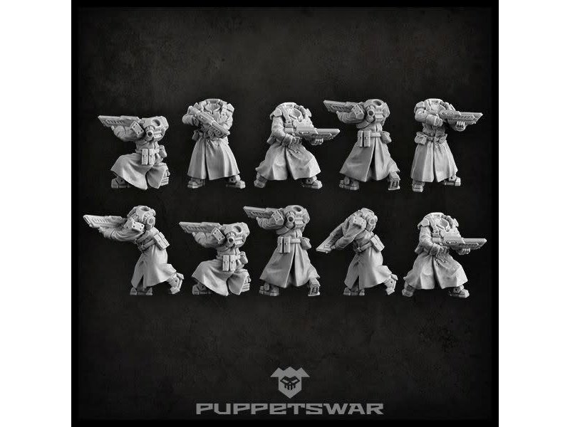 Puppetswar Puppetswar Greatcoat Troopers Bodies (S096)
