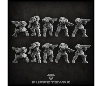 Puppetswar Elite Troopers Bodies (S098)