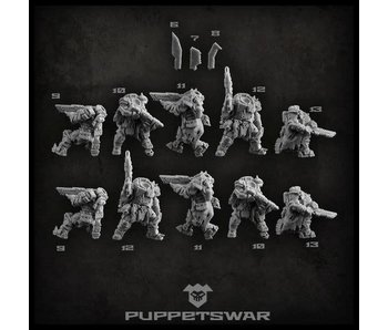 Puppetswar Stalker Troopers Bodies (S107)