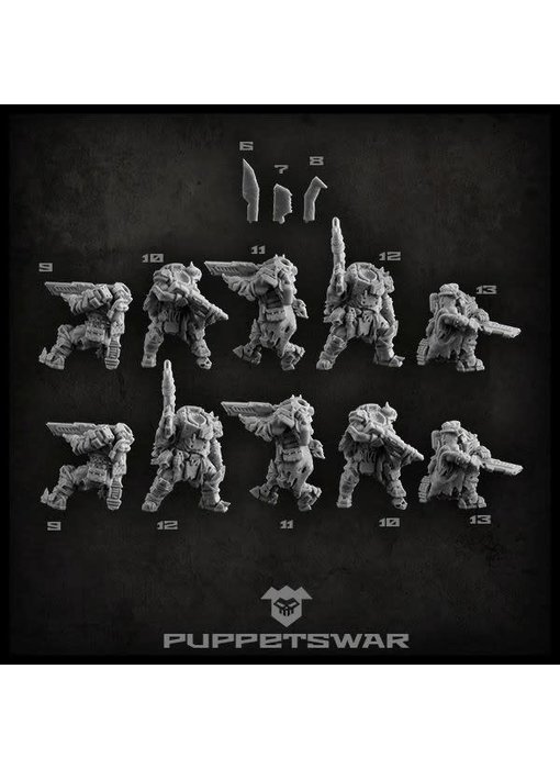 Puppetswar Stalker Troopers Bodies (S107)