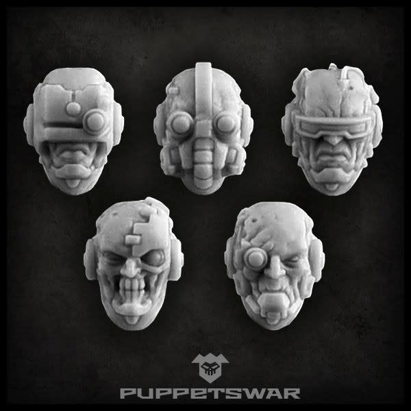 Puppetswar Puppetswar heads (S122) Au Royaume Des Titans