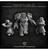 Puppetswar Puppetswar Masked Arctic Troopers heads (S133)