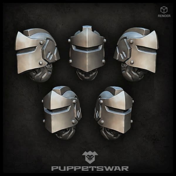 Puppetswar Puppetswar Knight helmets (S143) Au Royaume Des Titans