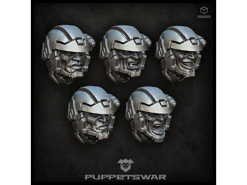 Puppetswar Puppetswar Troopers heads (S145)