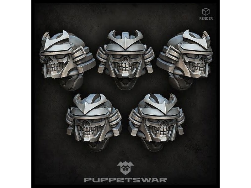 Puppetswar Puppetswar Samurai Reapers helmets (S169) Au Royaume Des