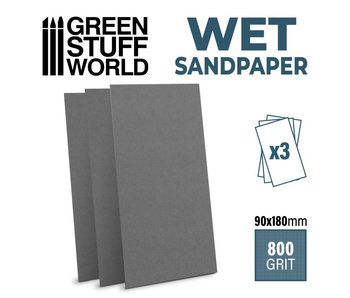 GSW Wet water proof SandPaper 180x90mm - 800 grit