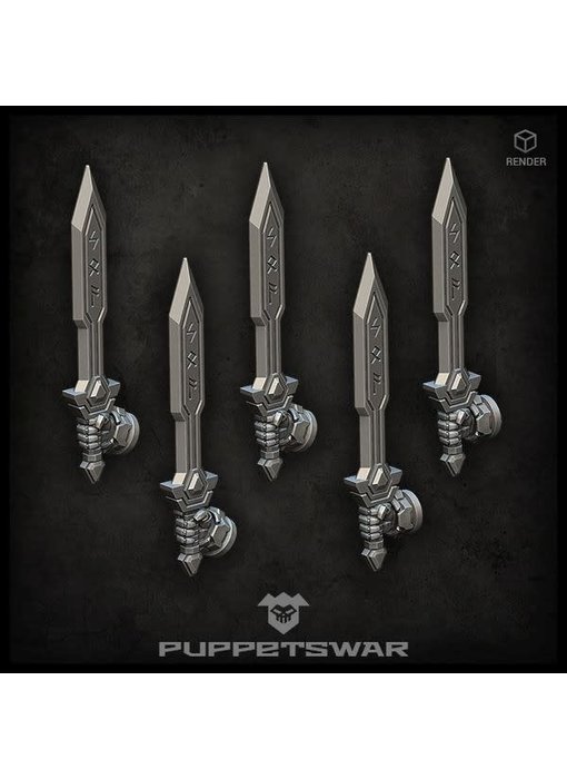 Puppetswar Rune Swords (right) (S325)
