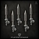 Puppetswar Rune Swords (right) (S325)