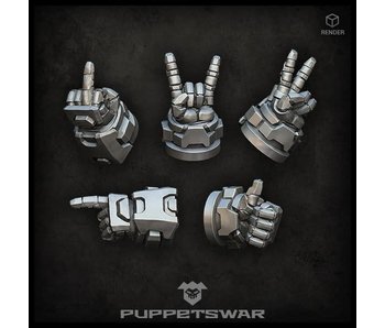 Puppetswar Hand Gestures (left) (S203)