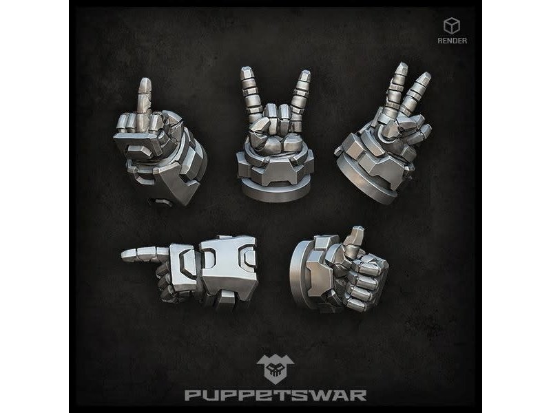 Puppetswar Puppetswar Hand Gestures (left) (S203)