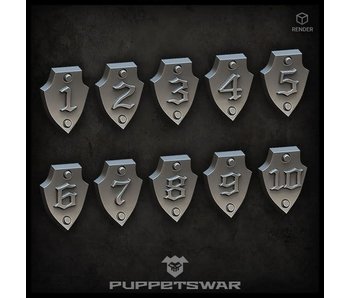 Puppetswar Gothic Division Shields (S345)
