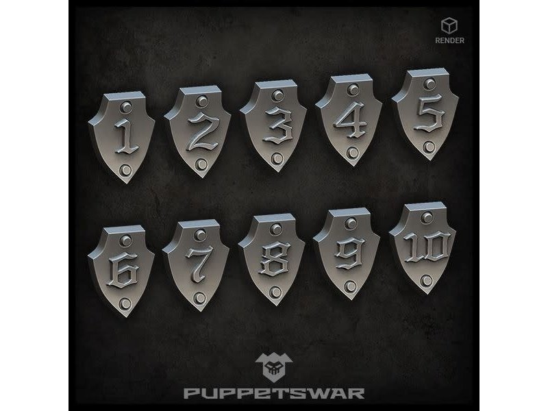 Puppetswar Puppetswar Gothic Division Shields (S345)