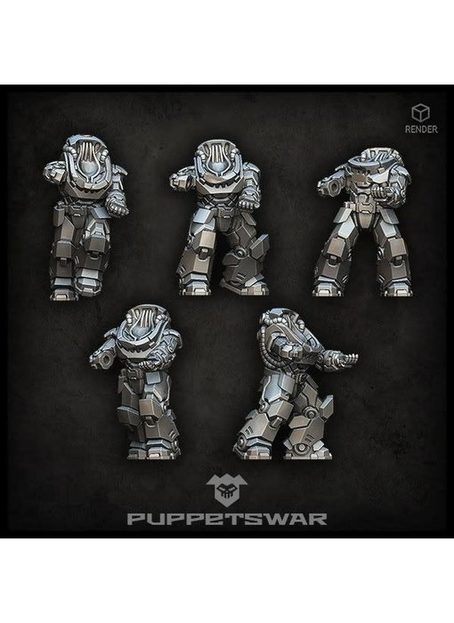 Puppetswar Prime Gunners Bodies [with arms] (S381)