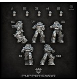 Puppetswar Puppetswar Prime Gunners Bodies [with arms] (S381)