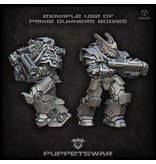 Puppetswar Puppetswar Prime Gunners Bodies [with arms] (S381)
