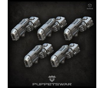 Puppetswar Plasma Pistols (left) (S414)