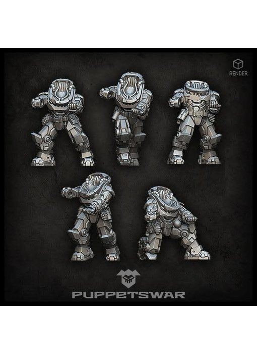 Puppetswar Recon Prime Gunners Bodies [with arms] (S411)
