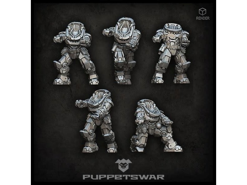 Puppetswar Puppetswar Recon Prime Gunners Bodies [with arms] (S411)